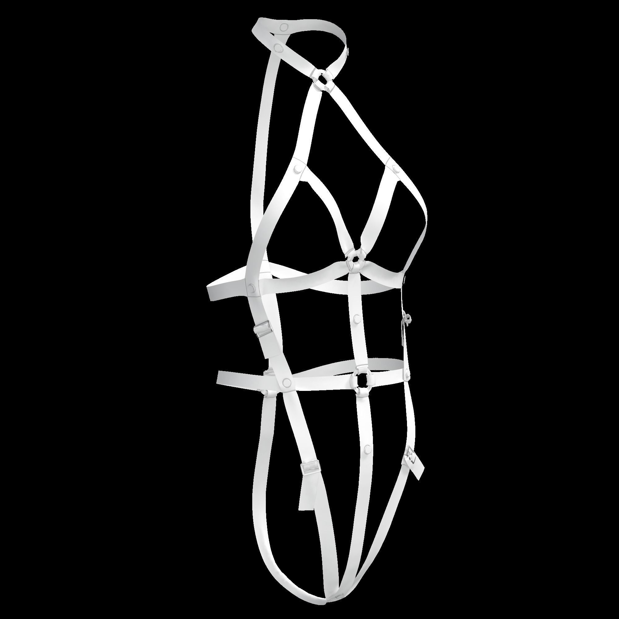 13 BUSTIERS AND CORSETS MODELS Low-poly 3D model_11