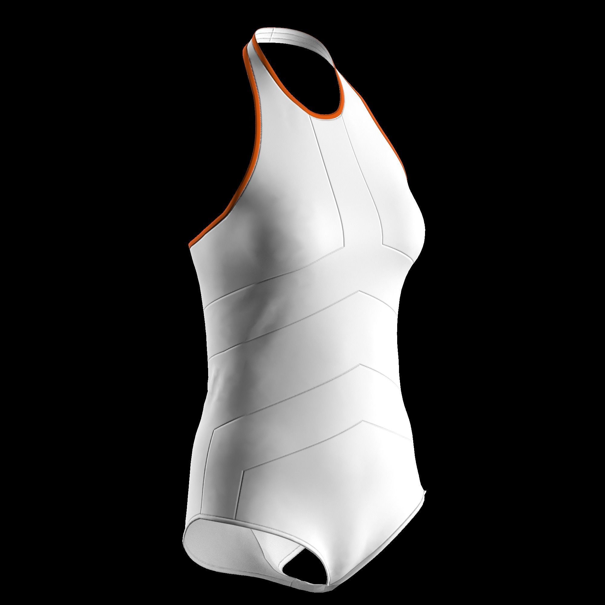 13 BUSTIERS AND CORSETS MODELS Low-poly 3D model_9