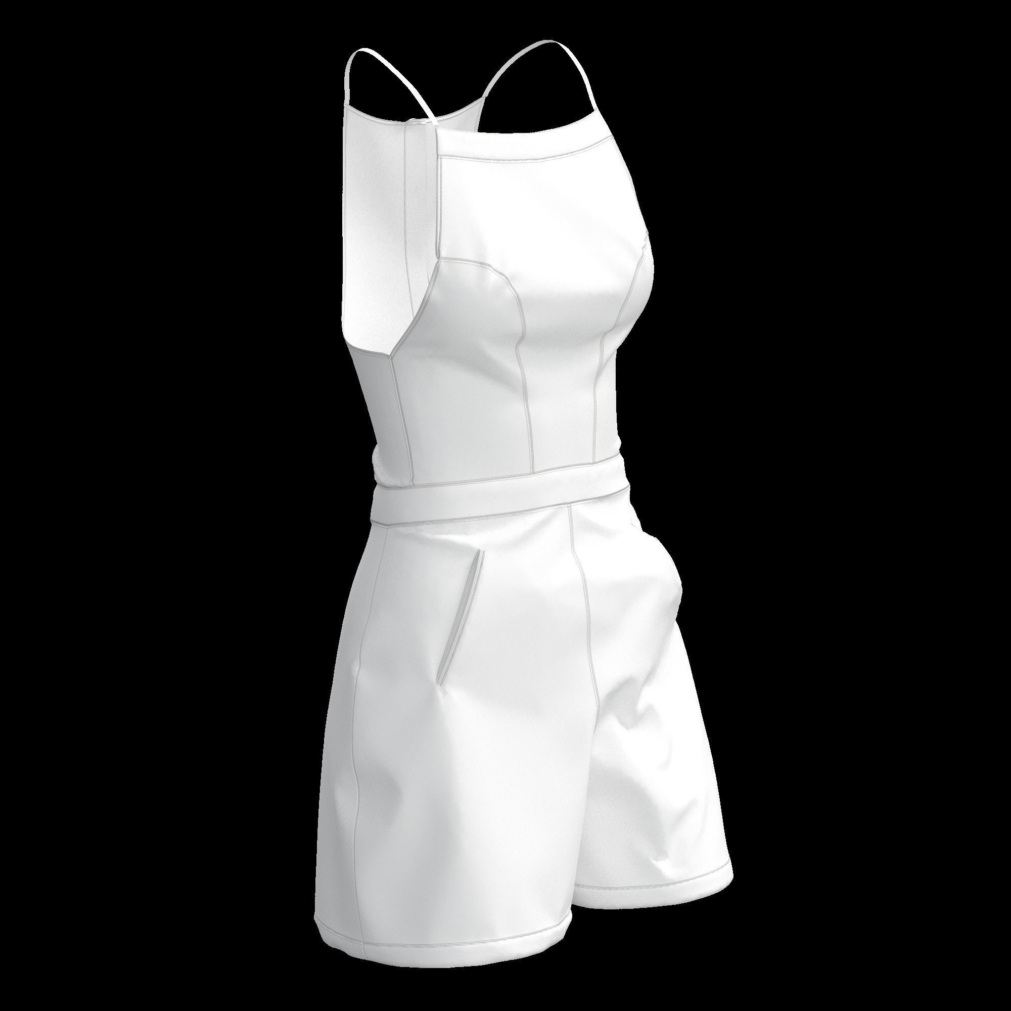 13 BUSTIERS AND CORSETS MODELS Low-poly 3D model_8