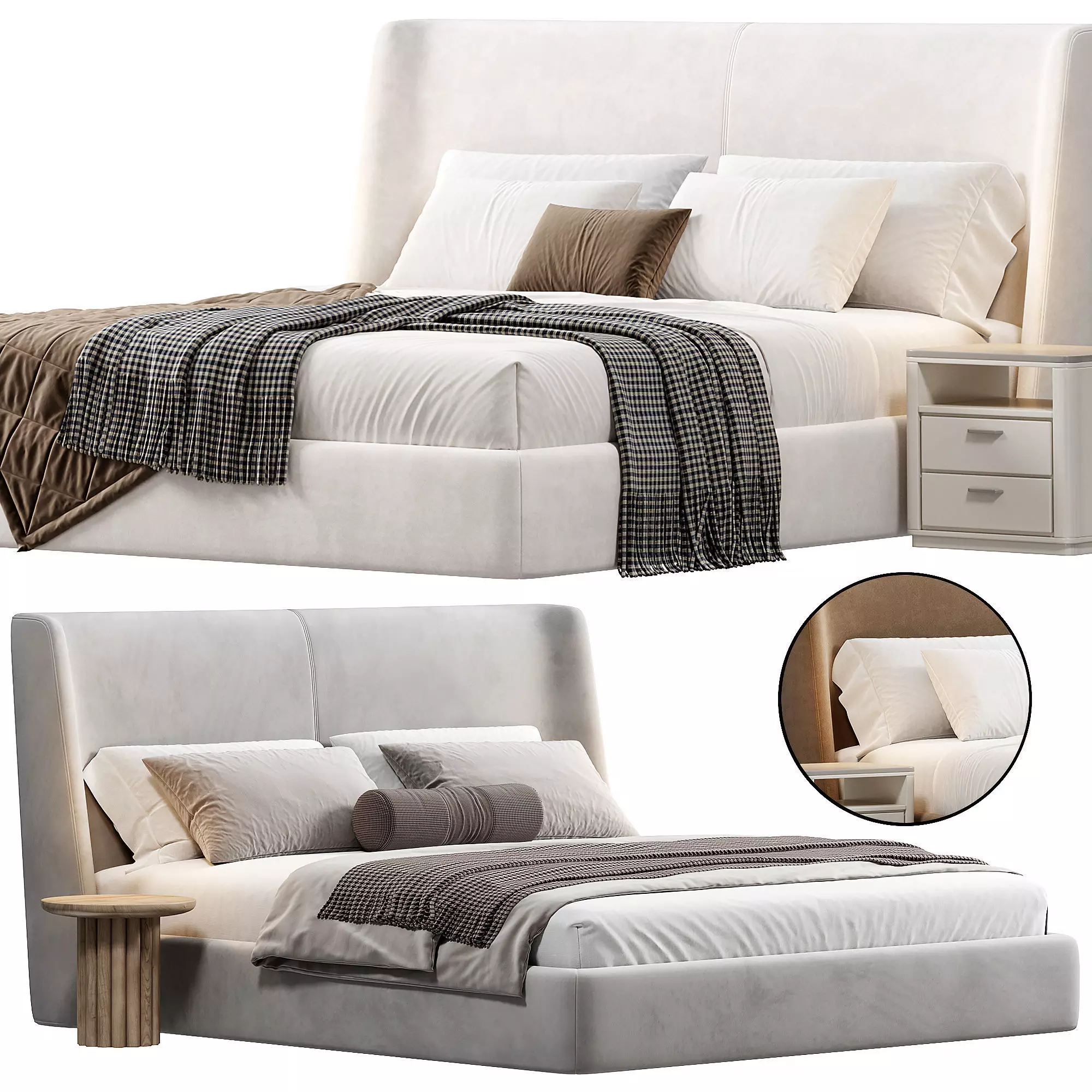 Echo Bed by Domkapa 3D model