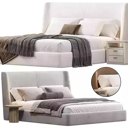 Echo Bed by Domkapa 3D model