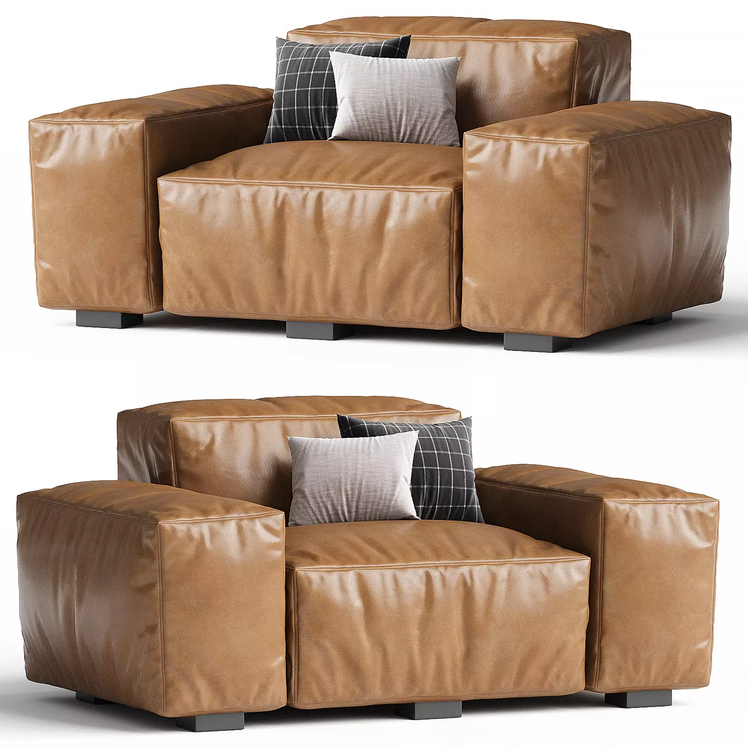 Gio Pagani armchair 3d model 3D model_0