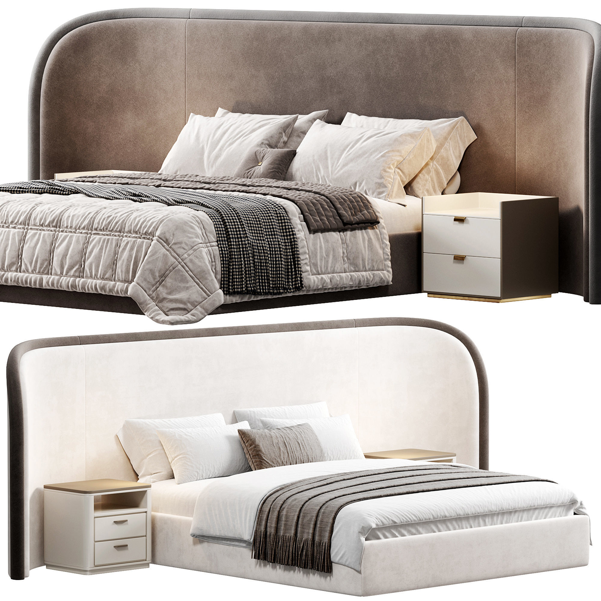FERROL Bed by Cazarina 3D model_1
