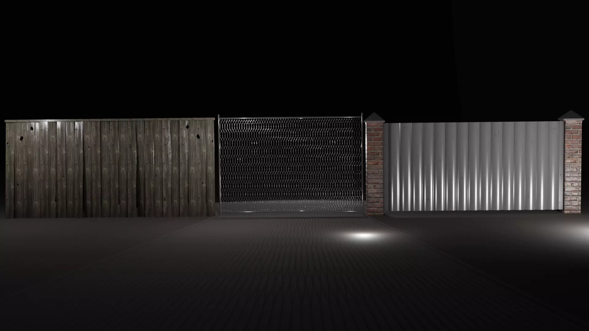 Fences 3D model
