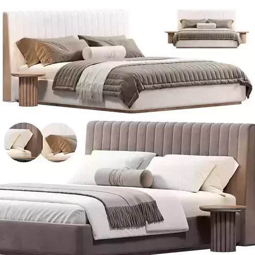 HARRY BED By Berlin camel 3D model