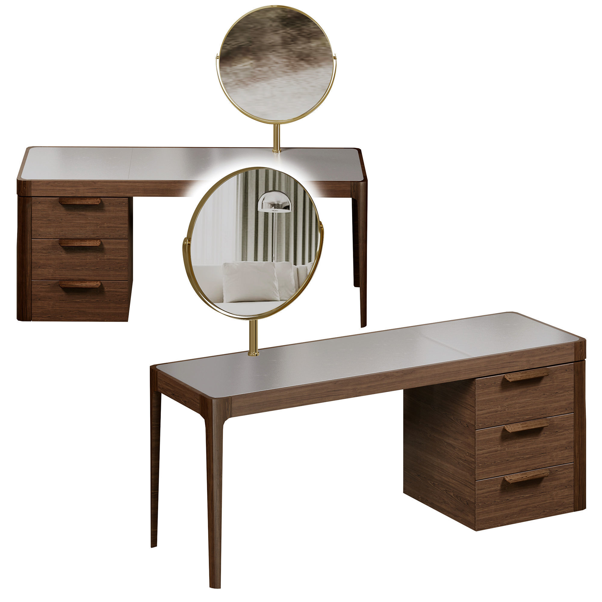 Afrodite Table by Porada 3D model_2