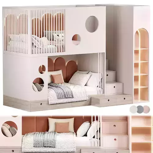 Kids bedroom 05 3D model