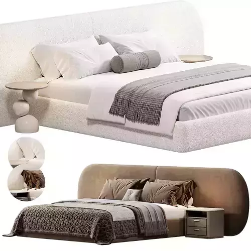 MAlbina Bed by Cazarina 3D model