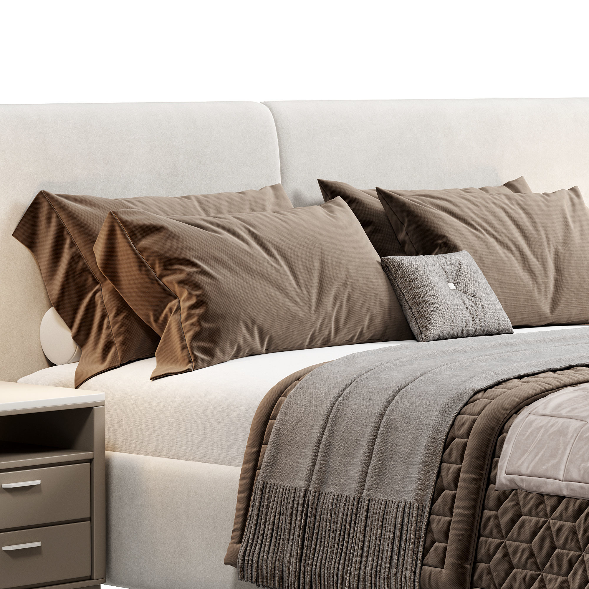MAlbina Bed by Cazarina 3D model_3