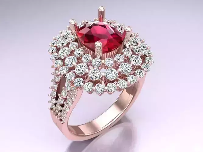 Oval Stone Ring - Womens Rings - N3512