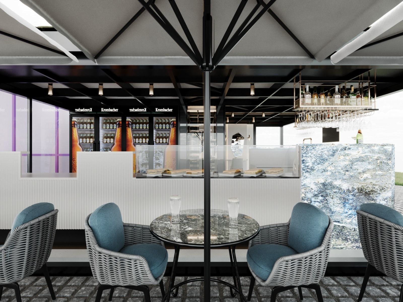 Ottagono Bar by FGM 3D model_6