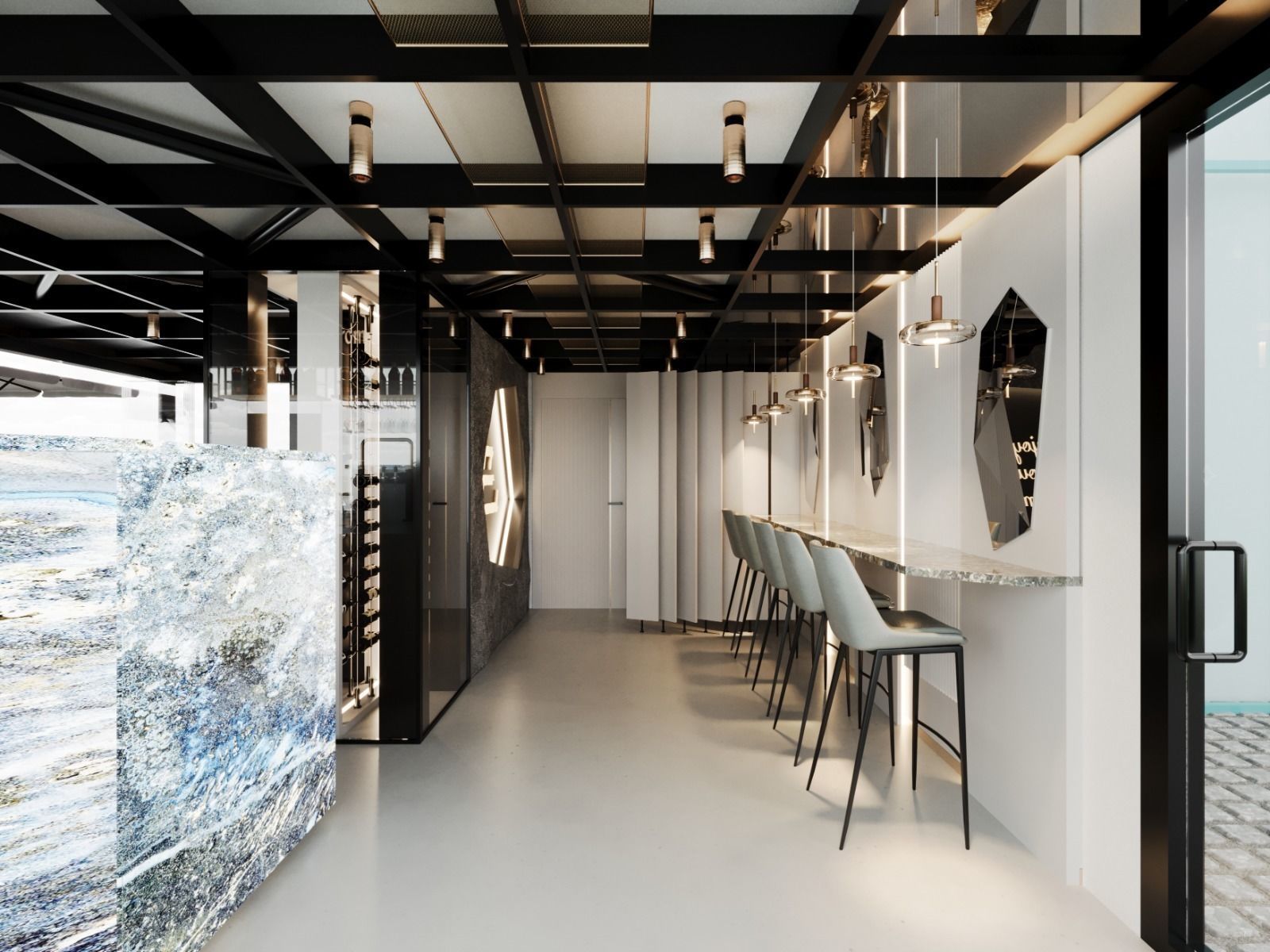 Ottagono Bar by FGM 3D model_3