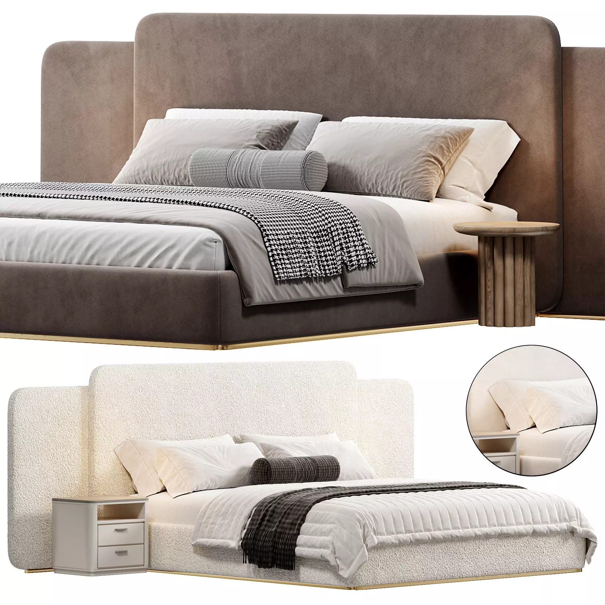 Roma Bed by Design 3D model
