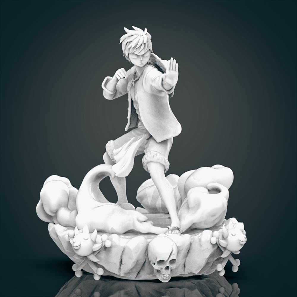  Luffy One Piece 3D Printable  3D print model_14