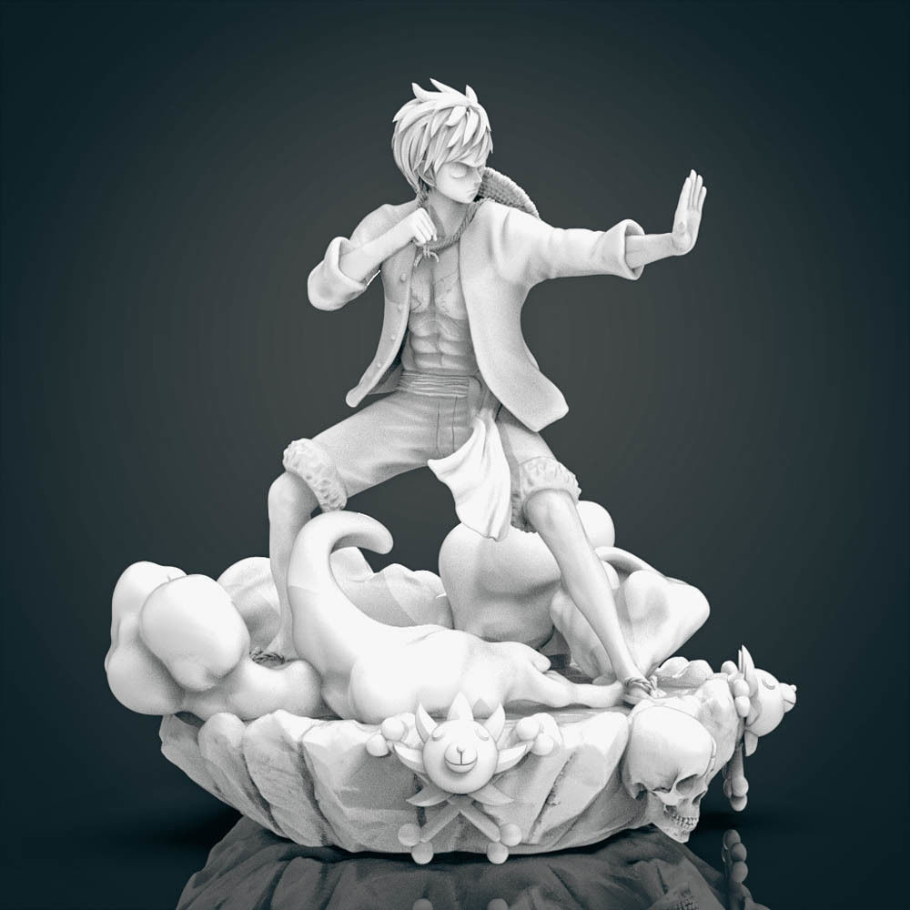  Luffy One Piece 3D Printable  3D print model_12