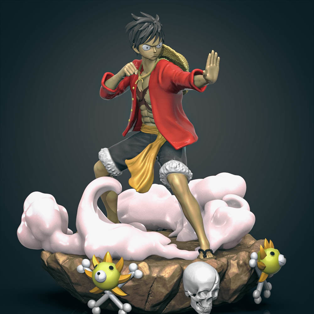  Luffy One Piece 3D Printable  3D print model_3