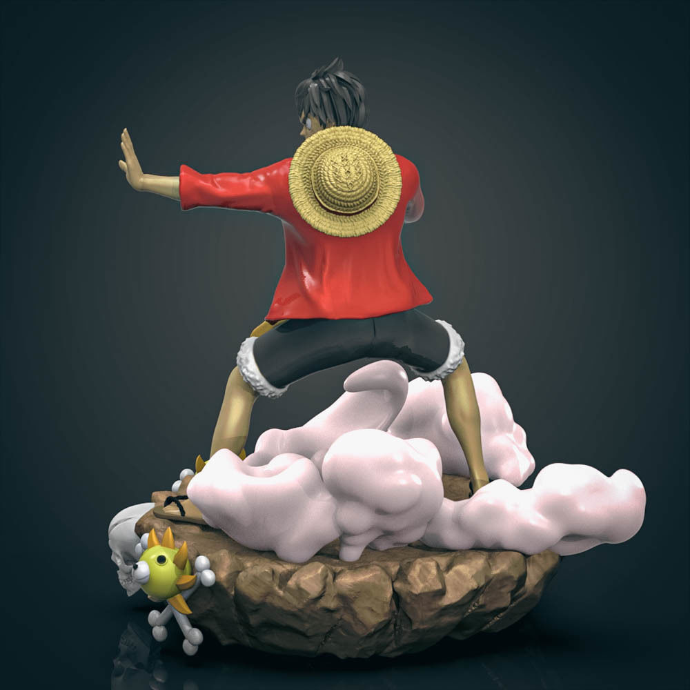  Luffy One Piece 3D Printable  3D print model_6