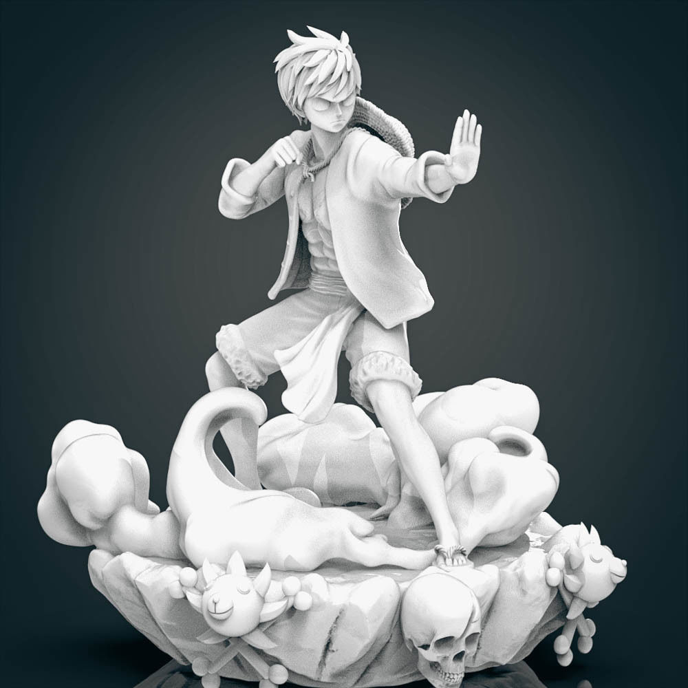  Luffy One Piece 3D Printable  3D print model_20