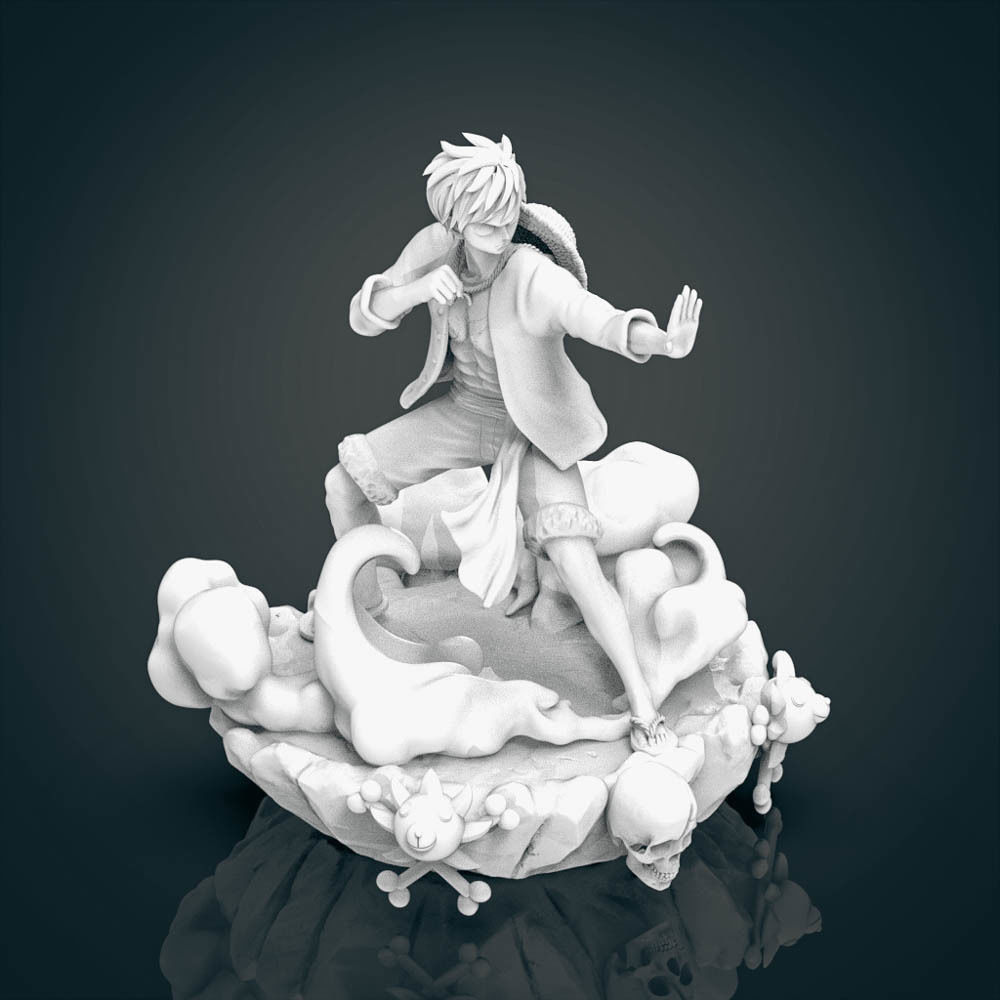  Luffy One Piece 3D Printable  3D print model_21