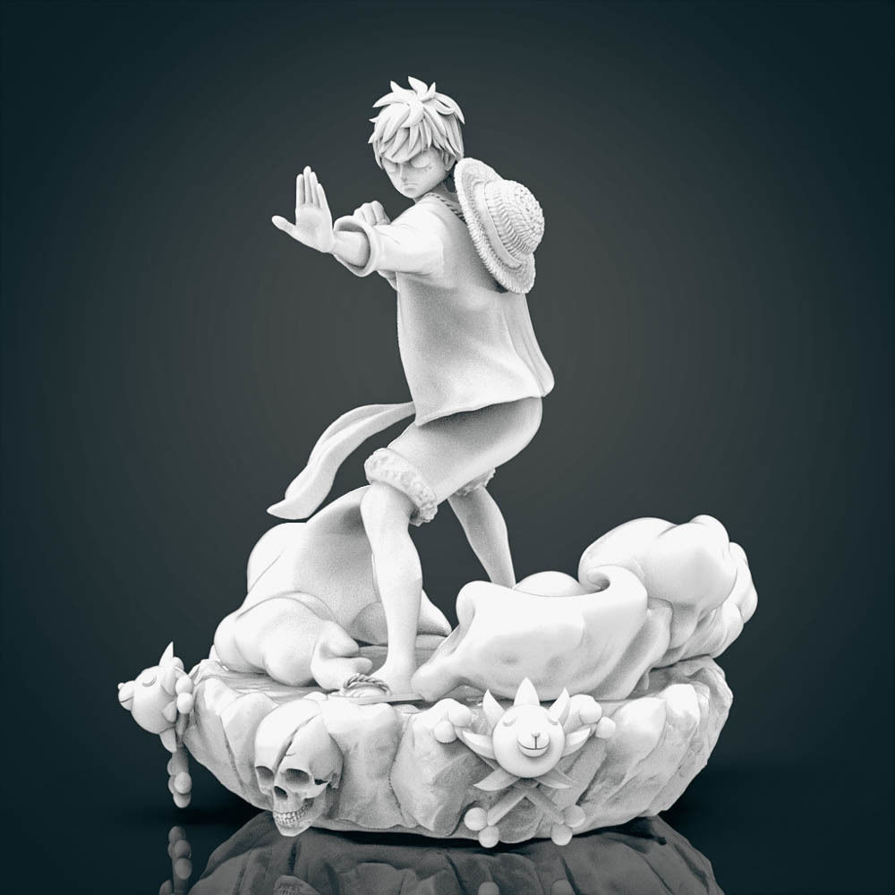  Luffy One Piece 3D Printable  3D print model_19