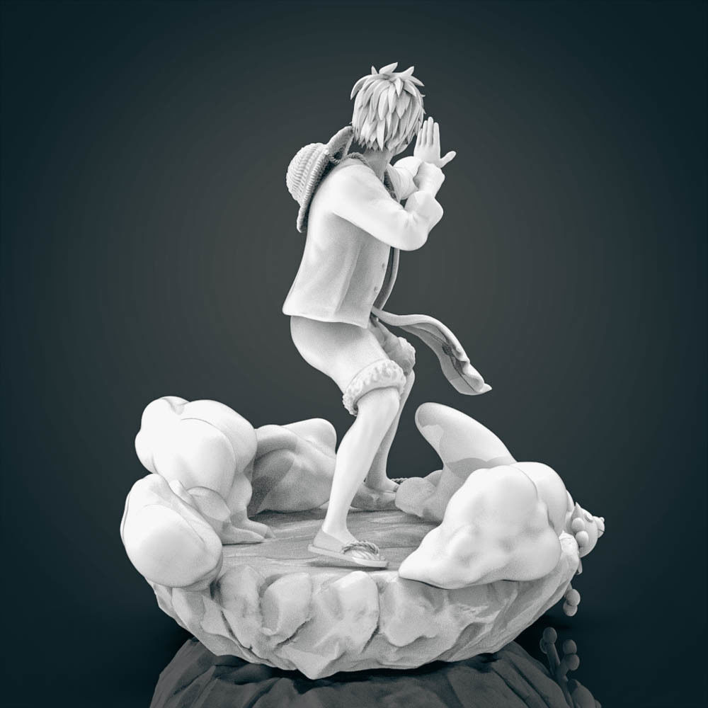  Luffy One Piece 3D Printable  3D print model_17