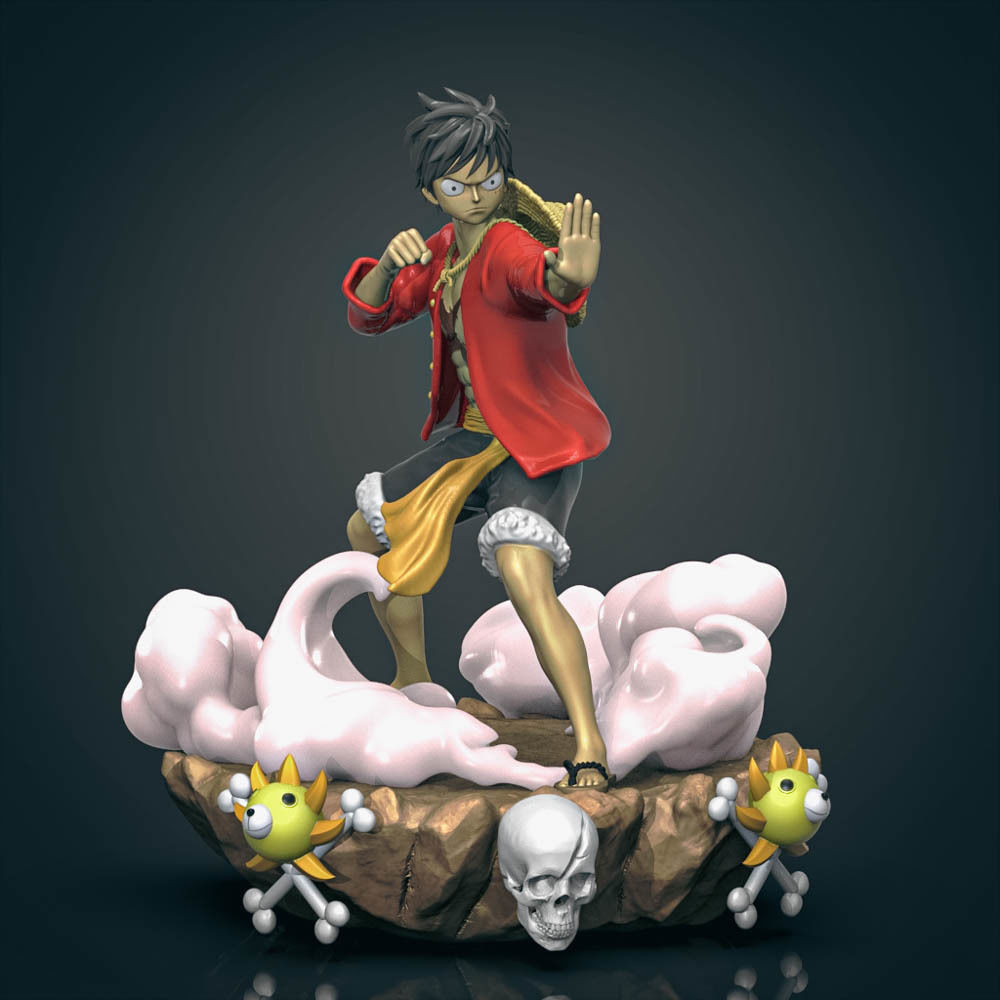  Luffy One Piece 3D Printable  3D print model_5
