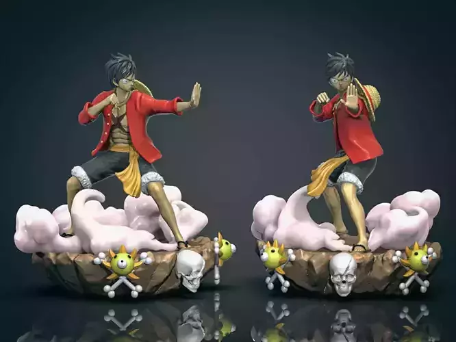  Luffy One Piece 3D Printable  3D print model