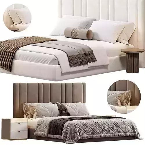 VUDLEND BED By Cazarina 3D model