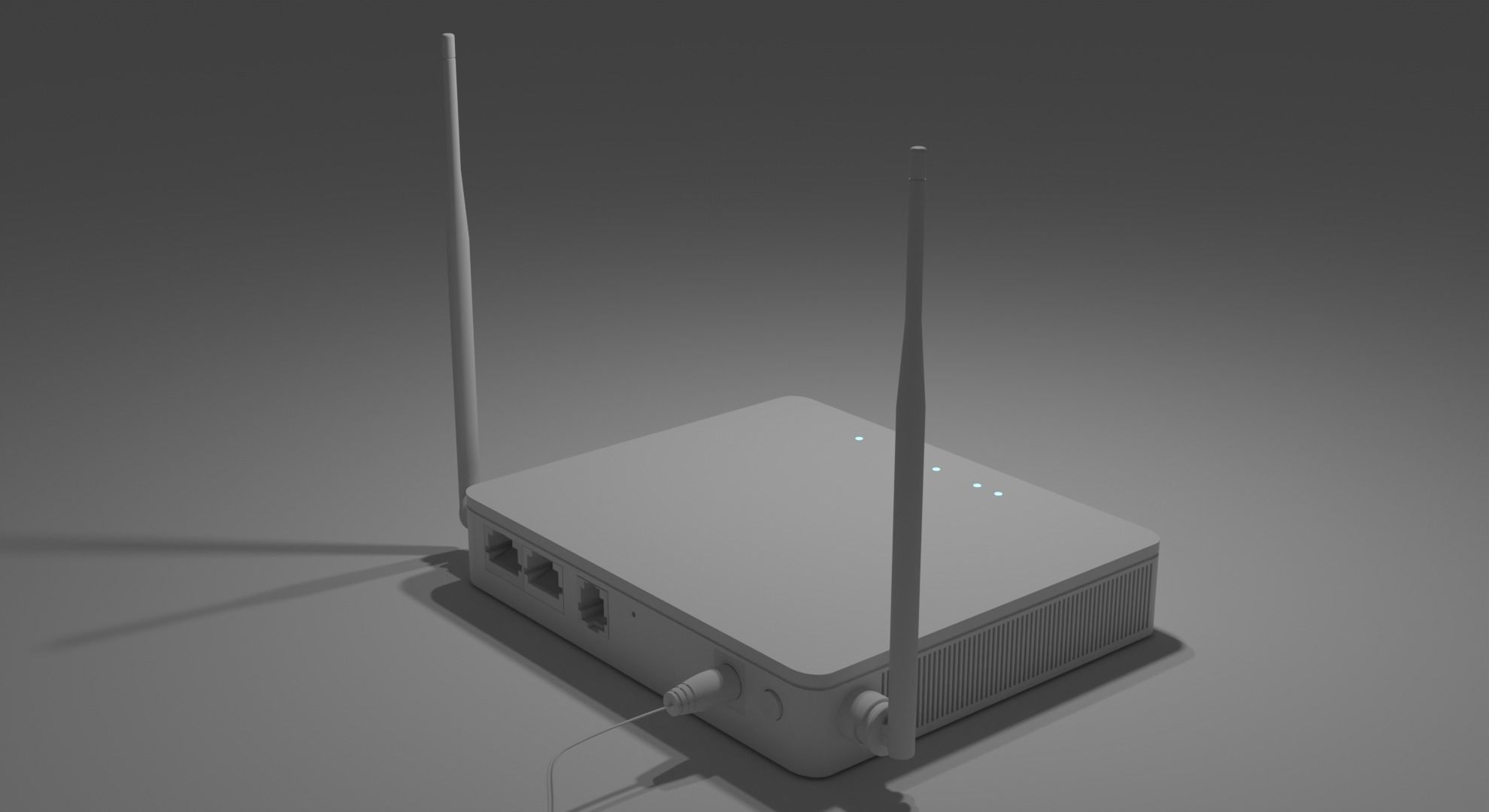 Wifi Router Free 3D model_2
