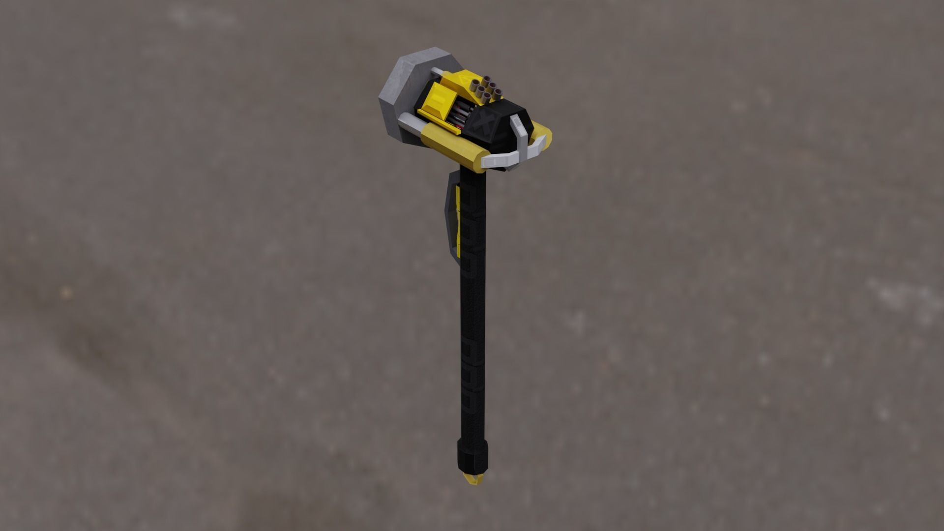 Hammer Low-poly 3D model  Low-poly 3D model_5