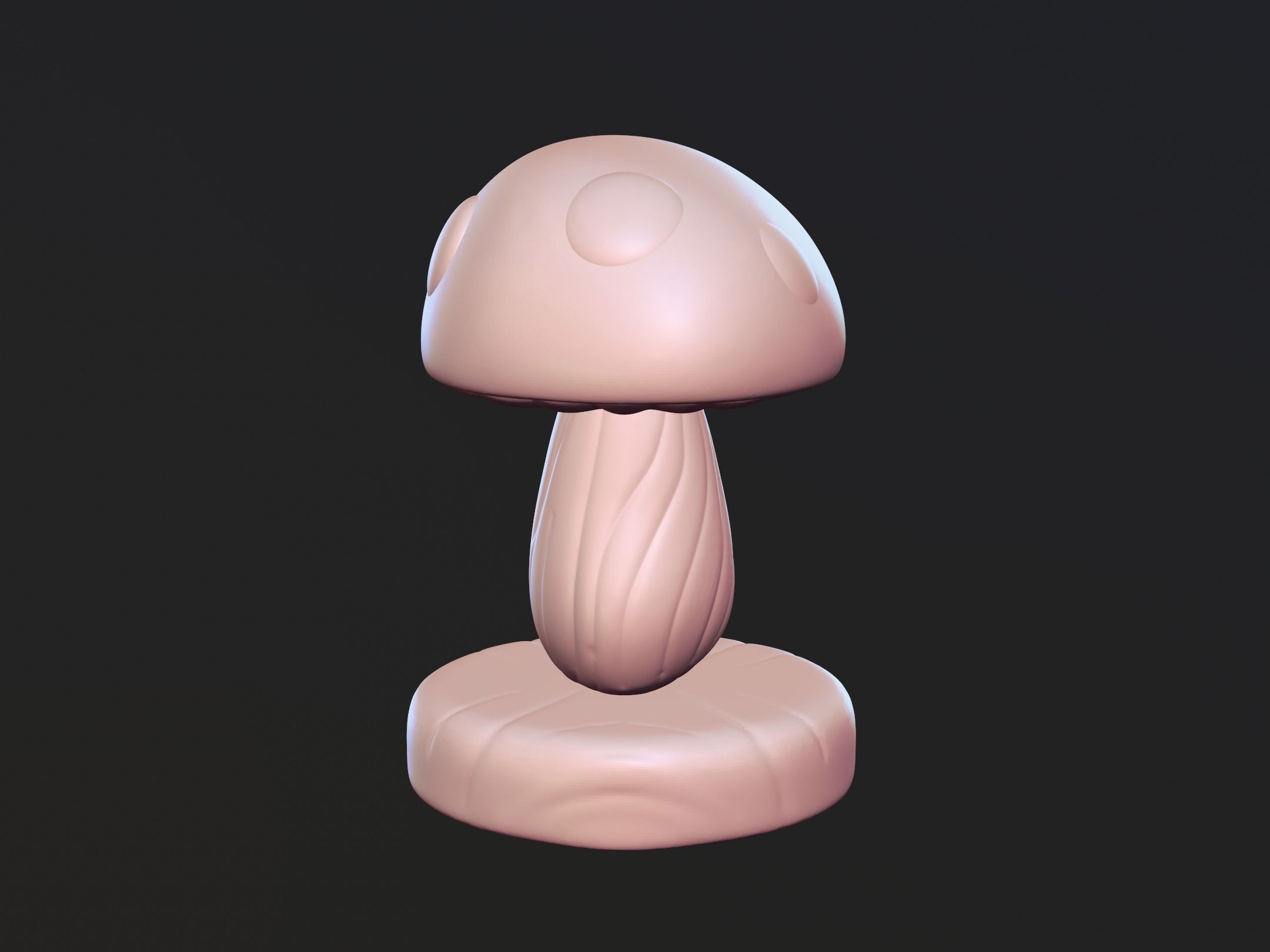 Mushroom light of Toad Free 3D print model_1