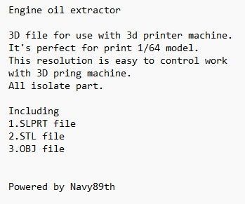 Engine oil extractor 3D print model_5