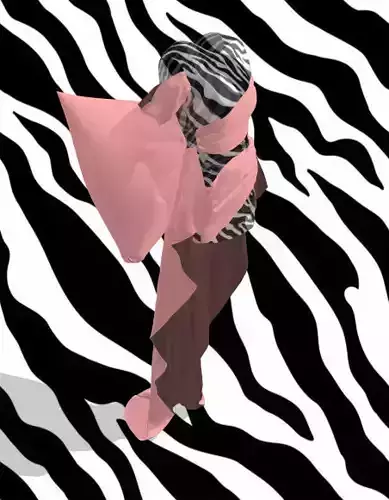 zebra dress