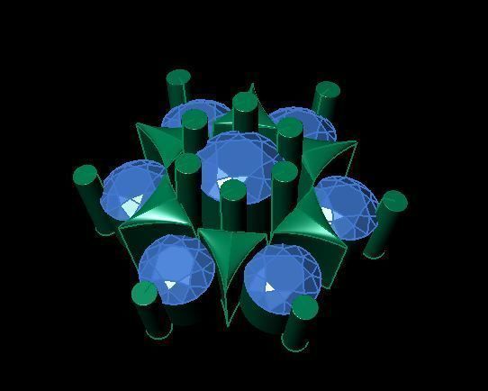 daimond nose pin 3D print model_6