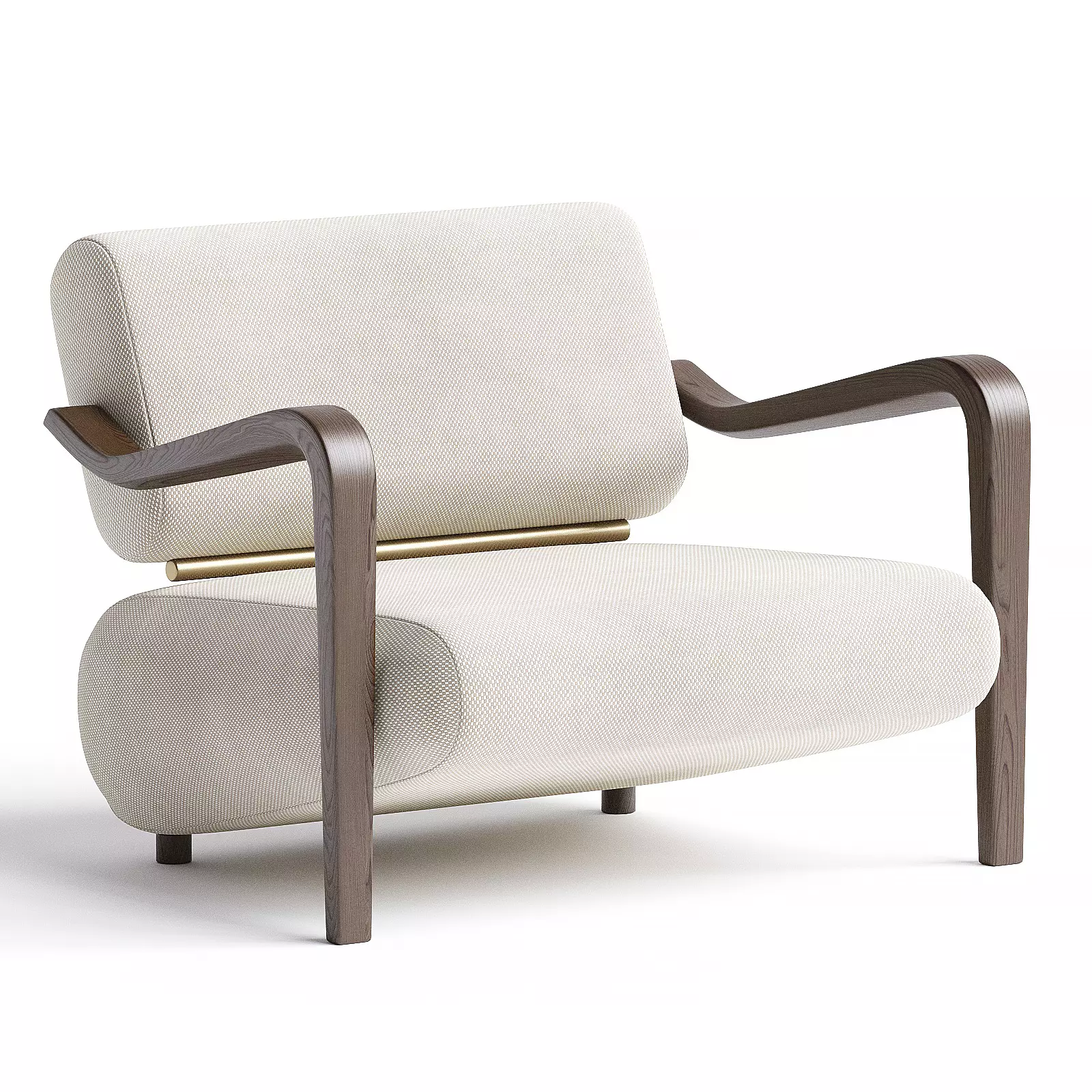 Clark armchair  3D model_0