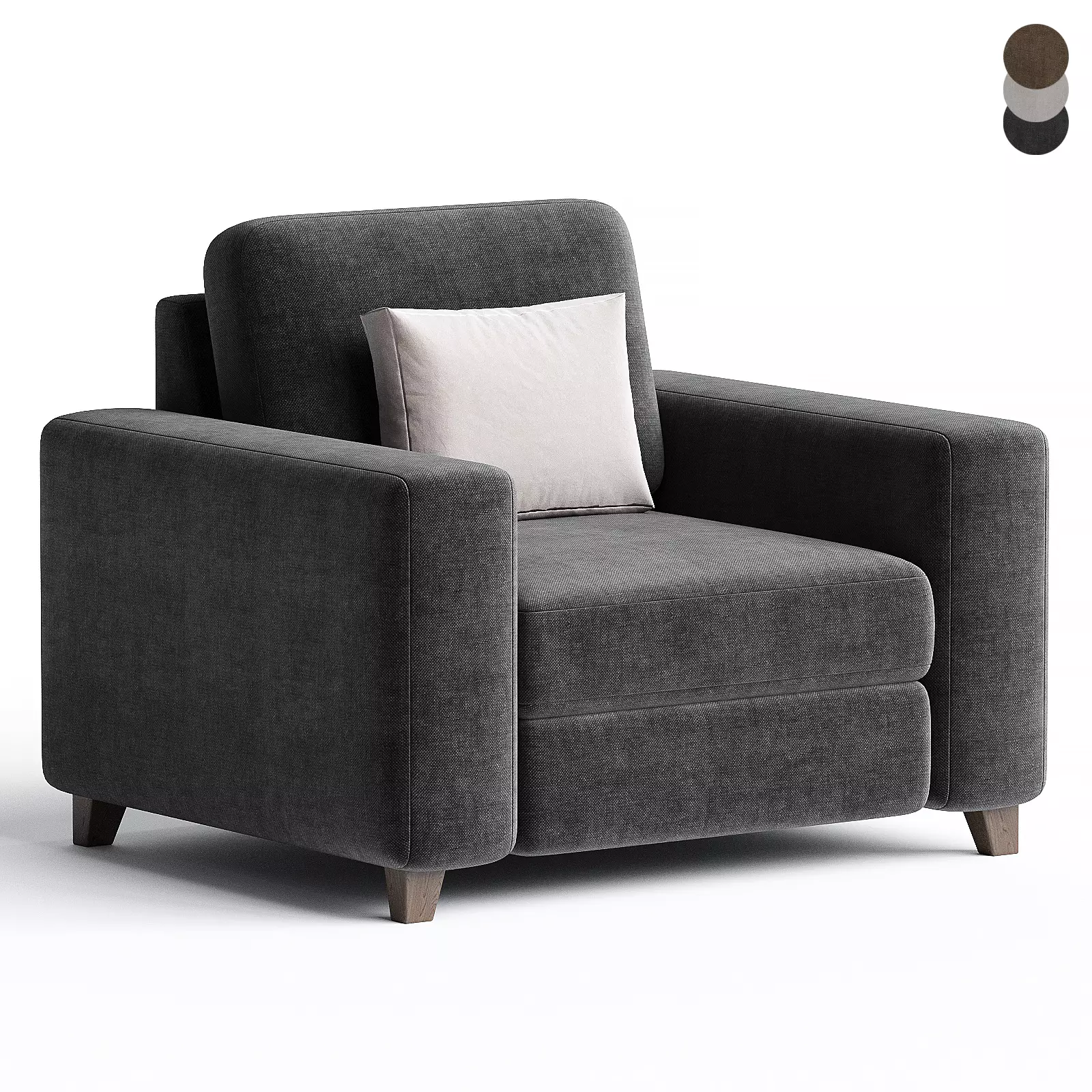 Berrgen armchair  3D model_0