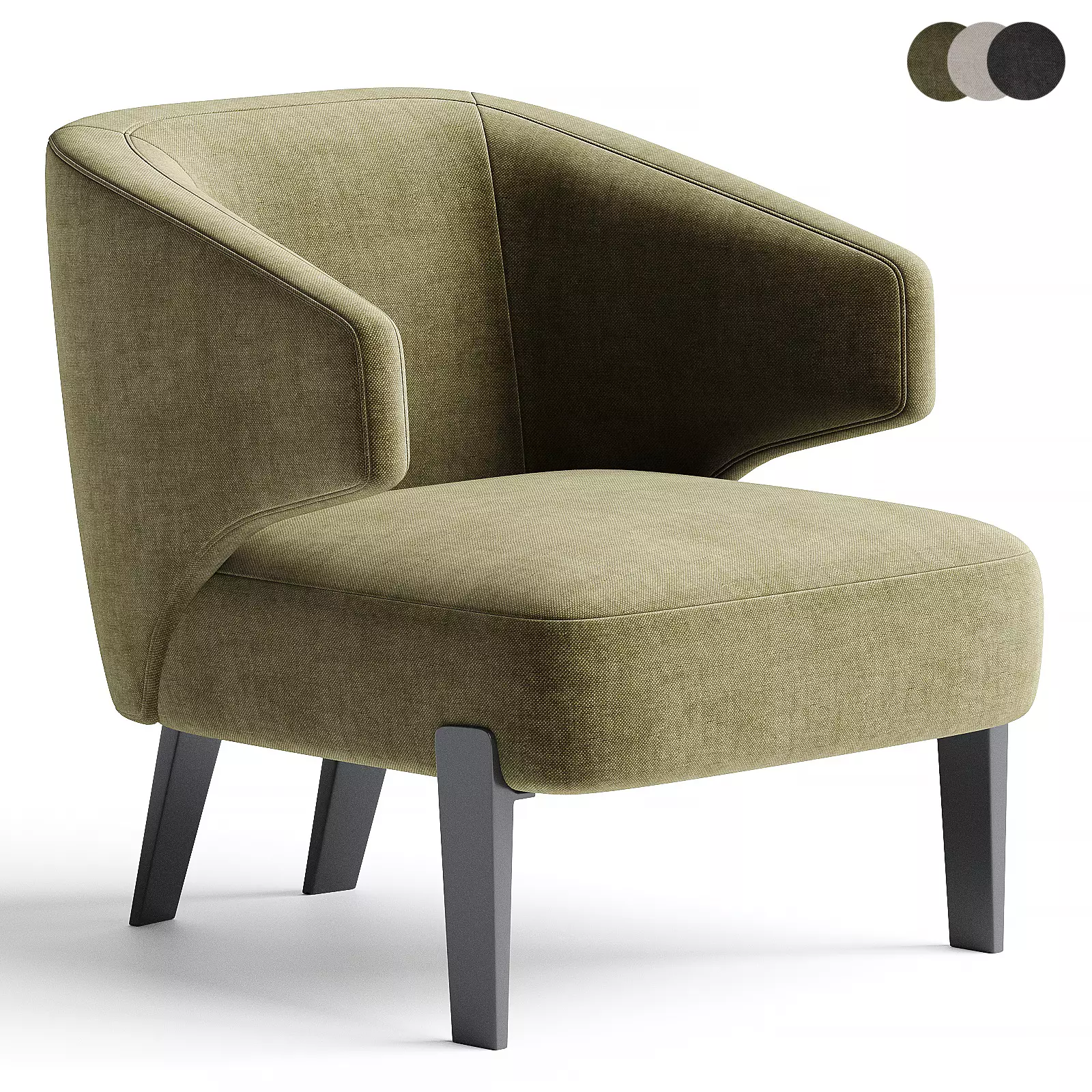 Camerich Embrace Lounge Chair 3D model