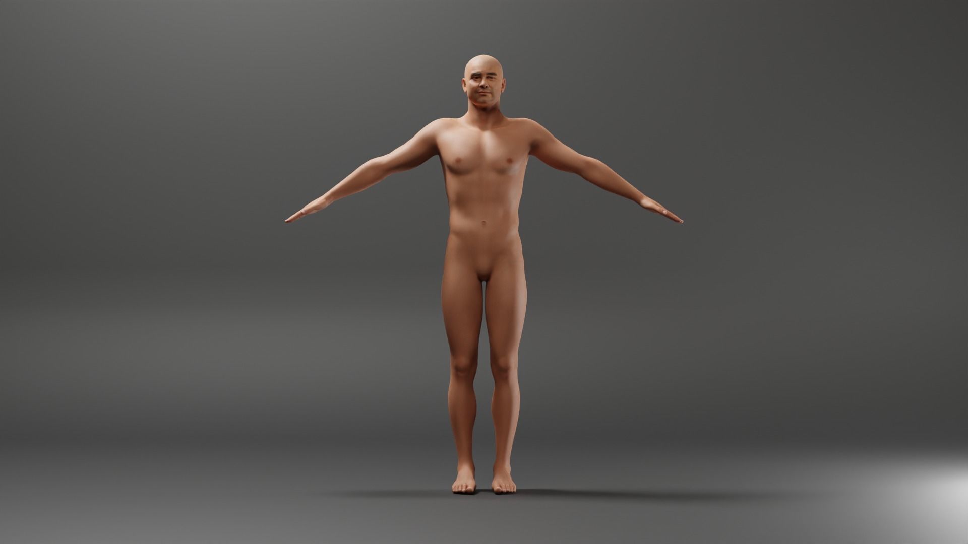 Realistic Male - Harold 3D model_1