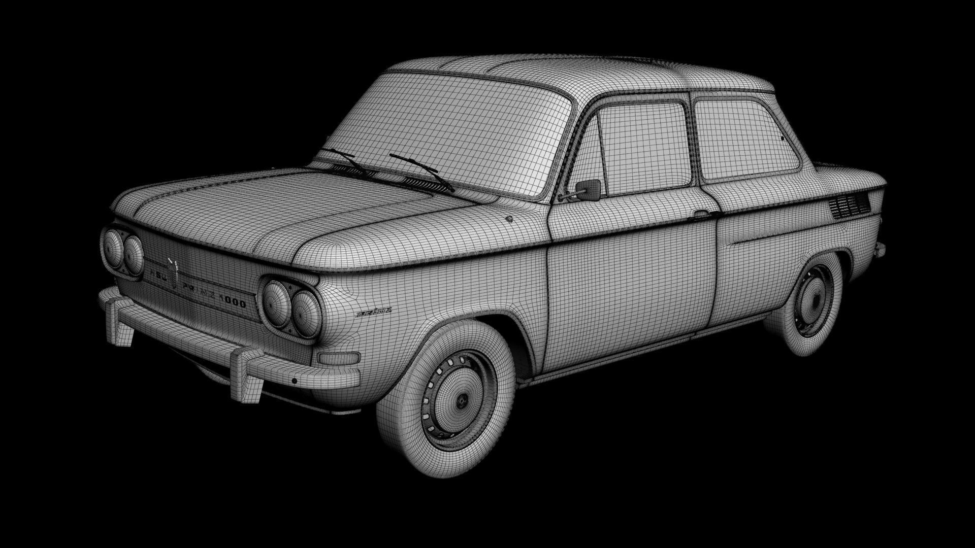 NSU Prinz TT 3D model_14