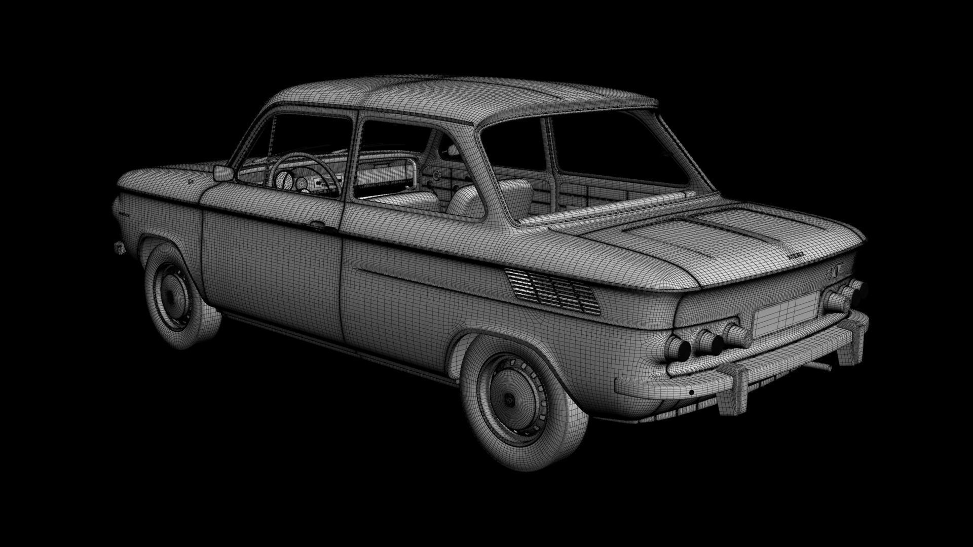 NSU Prinz TT 3D model_16