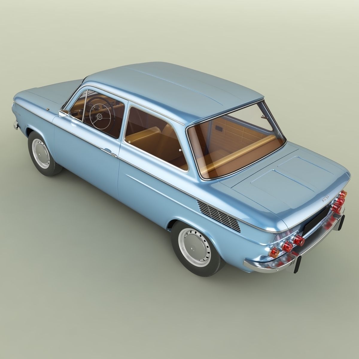NSU Prinz TT 3D model_7