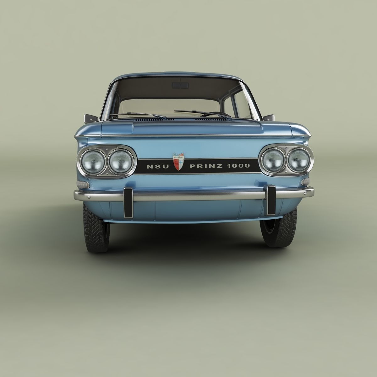 NSU Prinz TT 3D model_4