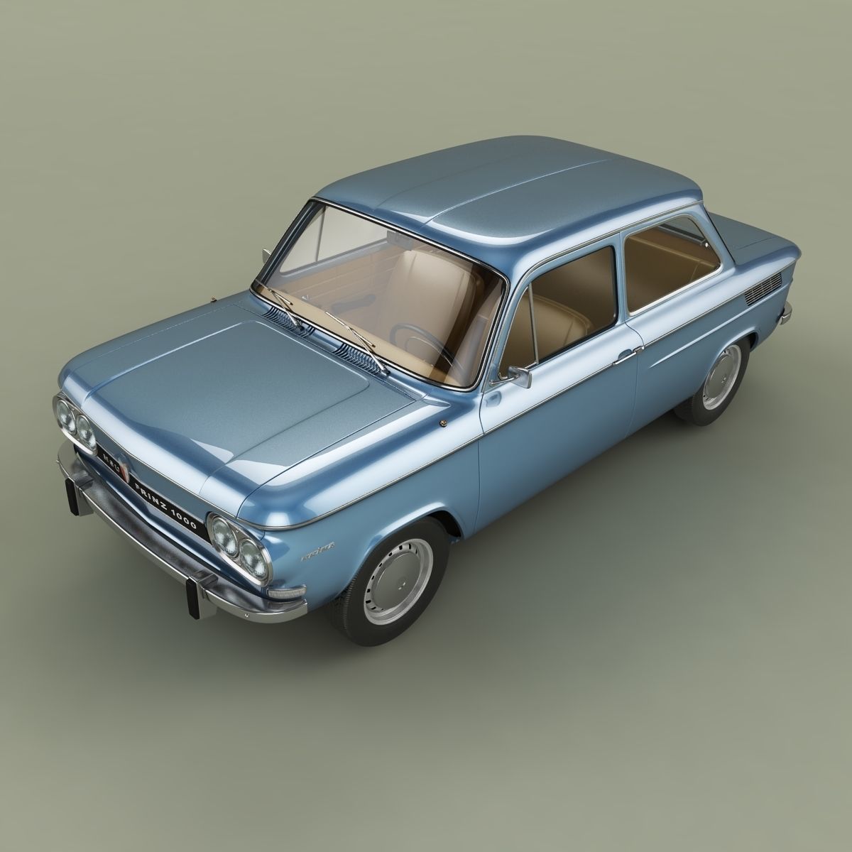 NSU Prinz TT 3D model_5