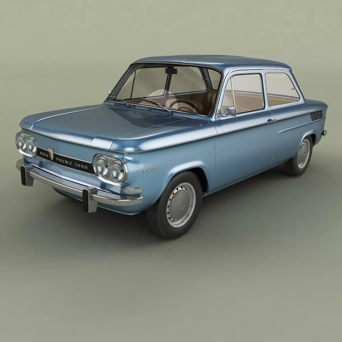 NSU Prinz TT 3D model_0