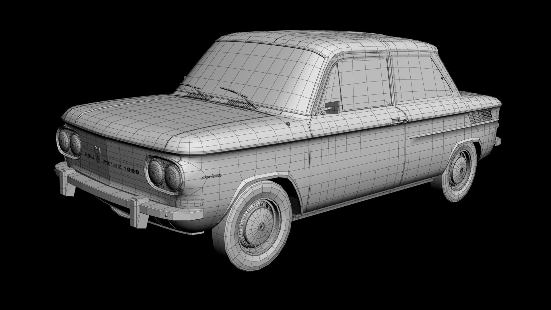 NSU Prinz TT 3D model_13
