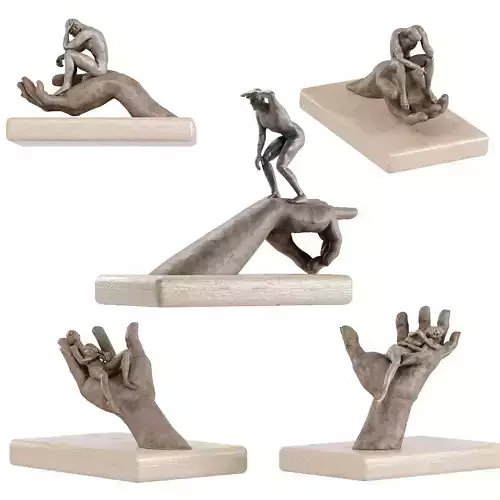 Human Sculptures 16 On Hands