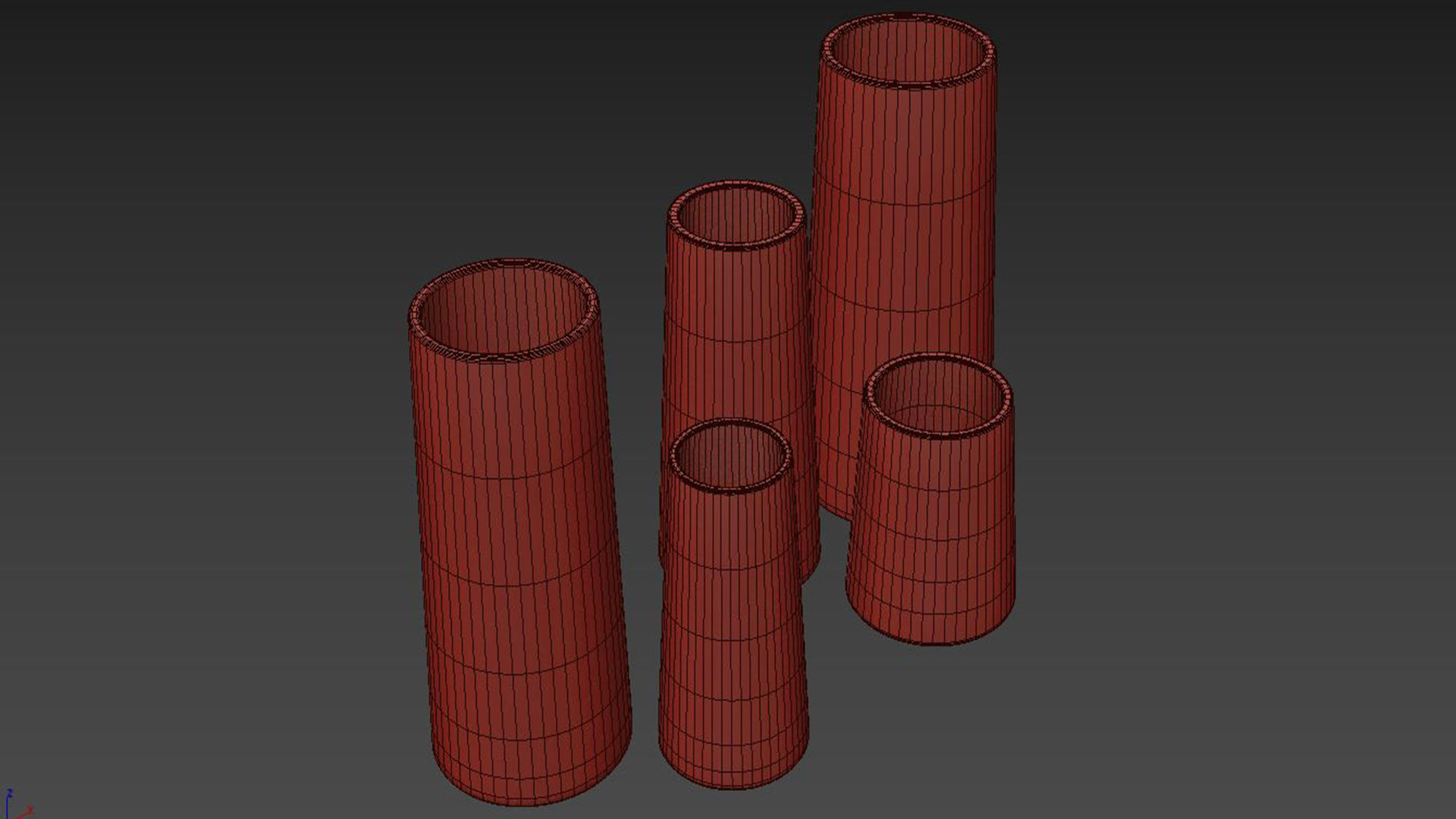 Franca NYC Pillar Vase 3D model_6
