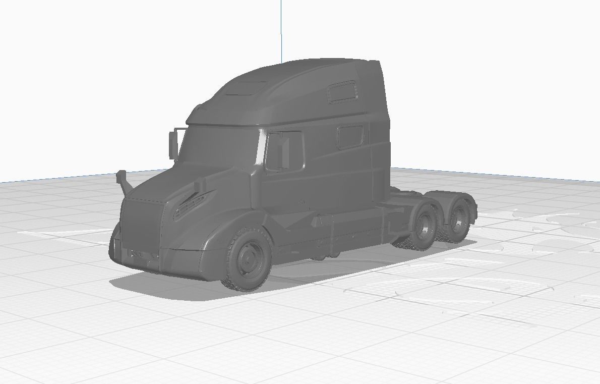 volvo vnl 760 tractor truck 2018 3D print model_5