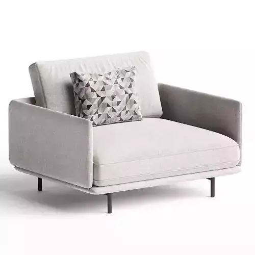 ROLF BENZ Fabric armchair