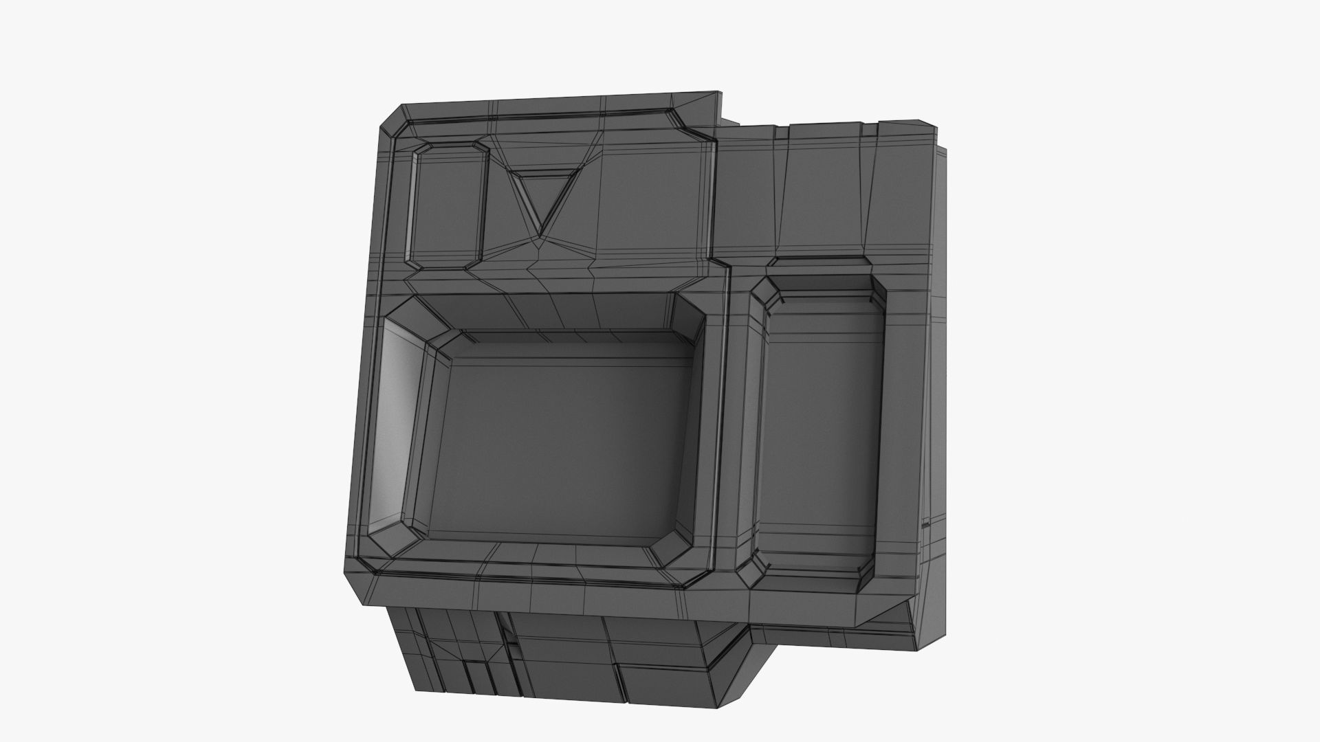 Sci Fi Scanner Display Low-poly 3D model_18